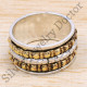 Beautiful 925 Silver And Brass Handmade Jewelry Ring SJWR-22