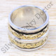 925 Sterling Silver And Brass Jewelry Wholesale Finger Ring SJWR-28