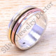 Anniversary Gift 925 Sterling Silver And Brass Jewelry Beautiful Handmade Ring SJWR-39