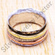 Beautiful 925 Sterling Silver And Brass Handmade Jewelry Fine Ring SJWR-48