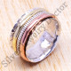 Beautiful 925 Sterling Silver And Brass Handmade Jewelry Fine Ring SJWR-48