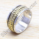 Beautiful Handmade 925 Sterling Silver And Brass Jewelry Magnificent Rings SJWR-49