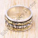 925 Sterling Silver And Brass Jewelry Factory Direct Beautiful Ring SJWR-56