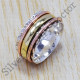 925 Sterling Silver And Brass Jewelry Factory Direct Fine Ring SJWR-77