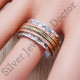 New Fashion 925 Sterling Silver And Brass Jewelry Fine Ring SJWR-78