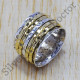 Wholesale 925 Real Silver And Brass Jewelry Latest Handmade Ring SJWR-82