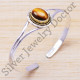 925 sterling silver and brass jewelry tiger eye gemstone handmade bangle SJWB-35