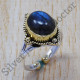 925 Steiling Silver And Brass Labradorite Gemstone Beautiful Designer New Ring SJWR-355