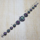 925 Sterling Silver New Fashion Emerald And Ruby Gemstone Jewelry Bracelet SJWBR-107
