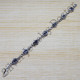 925 Sterling Silver Jewelry Amethyst Nice Gemstone Bracelet SJWBR-150