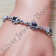 925 Sterling Silver Jewelry Amethyst Nice Gemstone Bracelet SJWBR-150