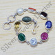 925 Sterling Silver Jewelry Ruby And Multi Gemstone Wholesale Bracelet SJWBR-159