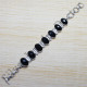 Black Onyx Gem Stone 925 Sterling Silver Wholesale Jewelry Bracelet SJWBR-172