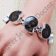ammonite gemstone handmade jewelry 925 sterling silver bracelet SJWBR-224