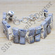 925 sterling silver jewelry rainbow moonstone handmade new bracelet SJWBR-240