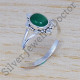 925 Sterling Silver Green Onyx Gemstone Jewelry Factory Direct Finger Rings SJWR-463