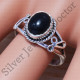 925 Sterling Silver Black Onyx Gemstone Jewelry Wholesale Price Ring SJWR-483