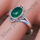 925 Sterling Silver Green Onyx Gemstone Factory Direct Jewelry Wholesale Rings SJWR-486