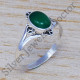 925 Sterling Silver Green Onyx Gemstone Factory Direct Jewelry Wholesale Rings SJWR-486