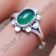 925 Sterling Silver Designer Jewelry Green Onyx Gemstone Latest Fashion Ring SJWR-523