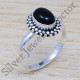 Beautiful Black Onyx Gemstone 925 Sterling Silver Wholesale Fashion Ring SJWR-533