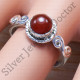 Carnelian Gemstone 925 Sterling Silver Handmade Jewelry Wholesale Ring SJWR-561