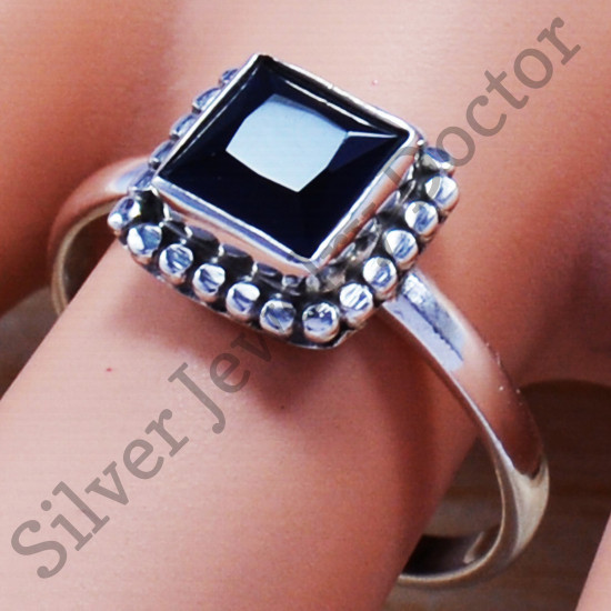 New Fashion 925 Sterling Silver Magnificent Jewelry Sapphire Gemstone Ring SJWR-565