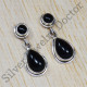 Anniversary Gift Black Onyx Gemstone 925 Sterling Silver Jewelry Stud Earring SJWES-12