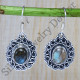 Labradorite 925 Sterling Silver Gemstone Oxidized Jewelry Casual Wear Earring SJWE-115
