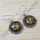Causal Wear 925 Sterling Silver Brass And Jewelry Beautiful Earring SJWE-139