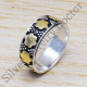 Causal Wear 925 Sterling Silver Brass And Jewelry Free Size Ring SJWR-600