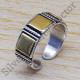 Beautiful 925 Sterling Silver Jewelry And Brass Free Size Adjustable Ring SJWR-613