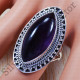 Amethyst Gemstone Latest Fashion 925 Sterling Silver Jewelry Ring SJWR-621