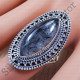 Black Rutile Gemstone 925 Sterling Silver Modern Jewelry Ring SJWR-631