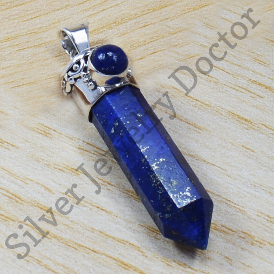 Lapis Lazuli Gemstone 925 Sterling Wholesale Price Silver Jewelry Pendant SJWP-52