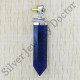 925 Sterling Silver Light Weight Jewelry Lapis Lazuli Gemstone Pendant SJWP-55