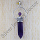 925 Sterling Silver New Fashion Jewelry Amethyst Gemstone Pendant SJWP-59