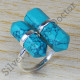 925 Sterling Silver Jewelry Turquoise Gemstone Amazing Look Ring SJWR-653