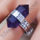 Amethyst Gemstone 925 Sterling Silver Light Weight Jewelry New Ring SJWR-657