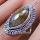Beautiful Golden Rutile Gemstone 925 Sterling Silver Jewelry Ring SJWR-668