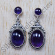 Amethyst Gemstone 925 Sterling Silver Exclusive Jewelry Stud Earrings SJWES-62