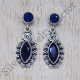925 Sterling Silver Jewelry Sapphire Gemstone Handmade Stud Earrings SJWES-69