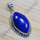 925 Sterling Silver Antique Jewelry Lapis Lazuli Gemstone Pendant SJWP-190