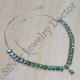 925 Sterling Silver Wholesale Jewelry Mystic Topaz Gemstone Fine Necklace SJWN-50