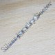 Beautiful Pearl Gemstone Jewelry Genuine 925 Sterling Silver Bracelet SJWBR-334