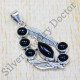 Traditional Look 925 Sterling Silver Black Onyx Gemstone Jewelry Pendant SJWP-251
