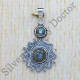 Jaipur Fashion Jewelry 925 Pure Sterling Silver Labradorite Gemstone Pendant SJWP-262