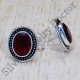 925 Real Sterling Silver Ruby Gemstone Exclusive Jewelry Stylish Stud Earring SJWES-131