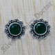 Classic 925 Sterling Silver Jewelry Emerald Gemstone Fancy Stud Earring SJWES-152