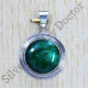 Corundum Emerald Gemstone 925 Sterling Silver Stylish Jewelry Pendant SJWP-411